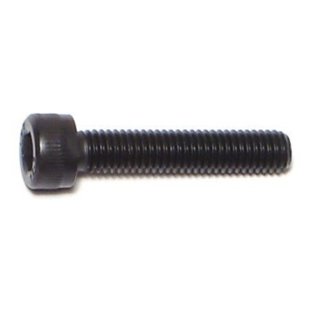 MIDWEST FASTENER M5-0.80 Socket Head Cap Screw, Black Oxide Steel, 25 mm Length, 10 PK 71365